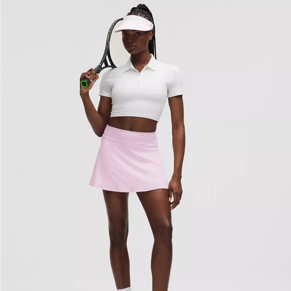 Lululemon Lightweight High-Rise Tennis Skirt in Pink Organza - size 12 NWT - Picture 7 of 7